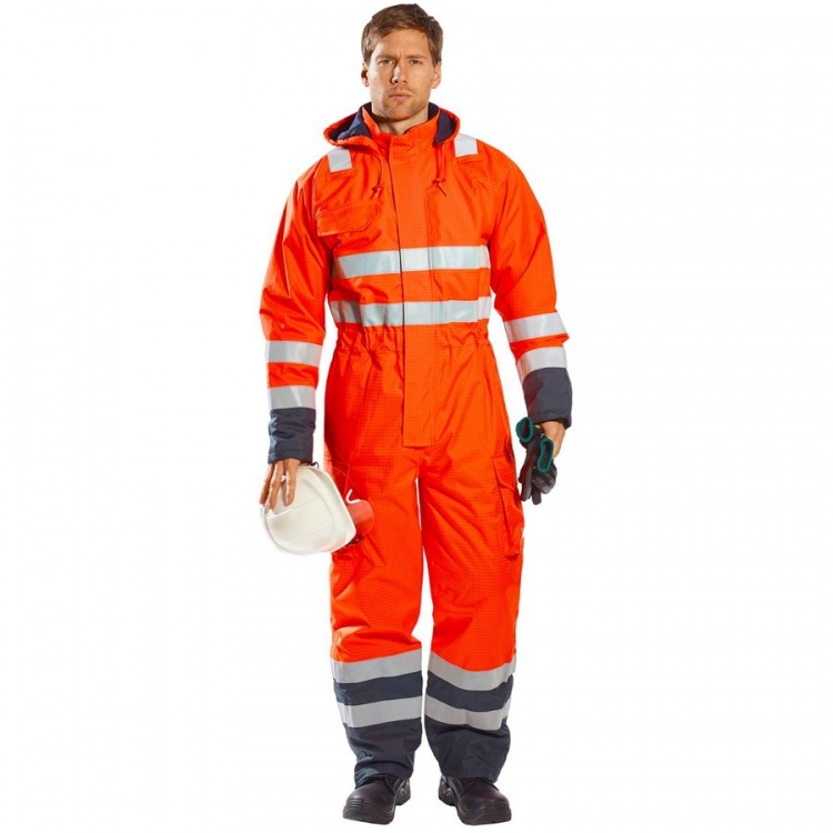 Portwest S775 Bizflame Rain Hi-Vis Multi Coverall 570g